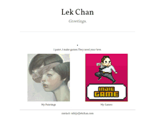 Tablet Screenshot of lekchan.com